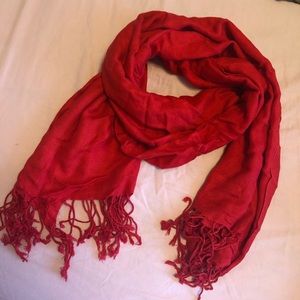 Red scarf